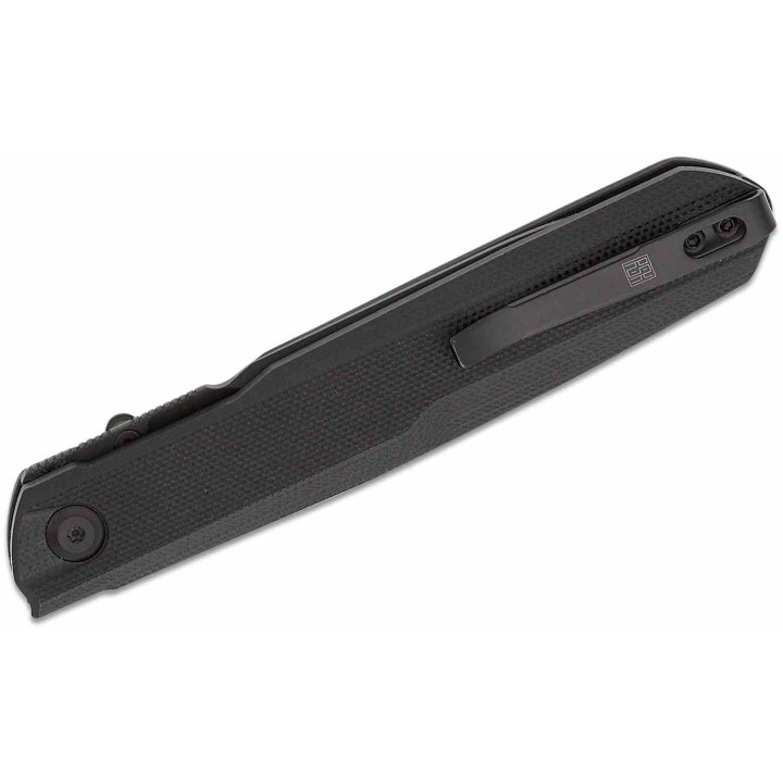 Couteau Real Steel G5 Metamorph Black Manche G10 Lame Acier Sandvik 14C28N Button Lock Clip RS7832B - Livraison Gratuite