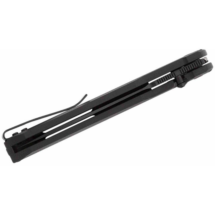 Couteau Real Steel G5 Metamorph Black Manche G10 Lame Acier Sandvik 14C28N Button Lock Clip RS7832B - Livraison Gratuite