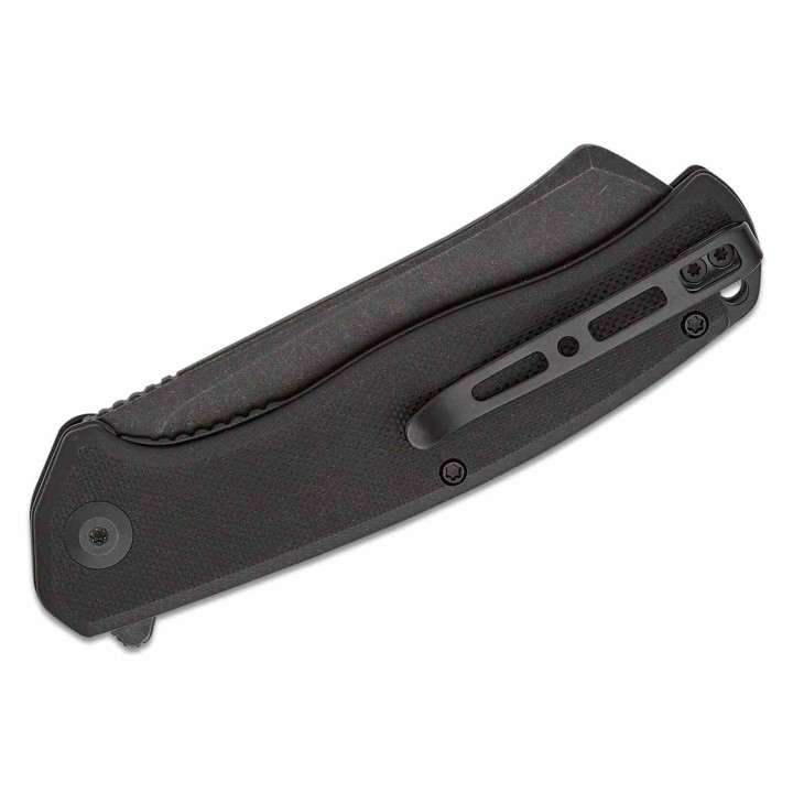 Couteau Sencut Traxler Black Manche G10 Lame Acier 9Cr18MoV Blackwash IKBS Linerlock Clip S20057C1 - Livraison Gratuite