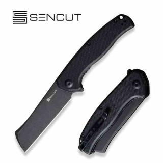 Couteau Sencut Traxler Black Manche G10 Lame Acier 9Cr18MoV Blackwash IKBS Linerlock Clip S20057C1 - Livraison Gratuite