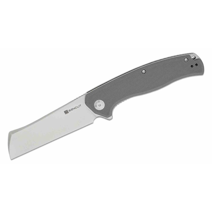 Couteau Sencut Traxler Gray Manche G10 Lame Acier 9Cr18MoV Satin IKBS Linerlock Clip S20057C3 - Livraison Gratuite