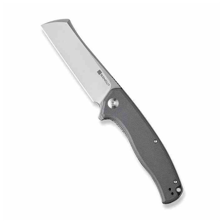 Couteau Sencut Traxler Gray Manche G10 Lame Acier 9Cr18MoV Satin IKBS Linerlock Clip S20057C3 - Livraison Gratuite