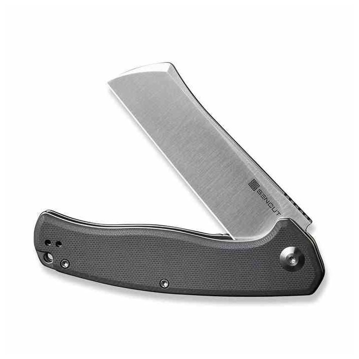 Couteau Sencut Traxler Gray Manche G10 Lame Acier 9Cr18MoV Satin IKBS Linerlock Clip S20057C3 - Livraison Gratuite