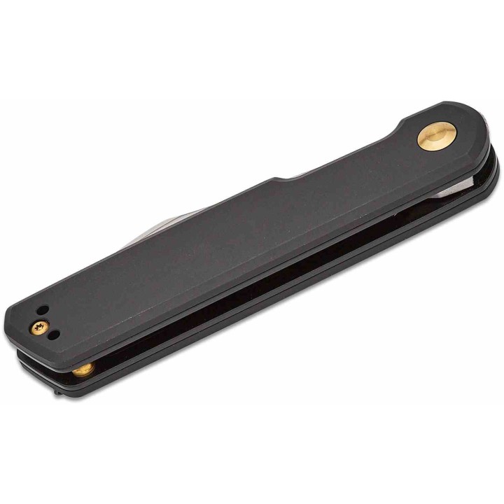 Couteau Kizer Cutlery Klipper Black Lame Acier CPM-3V Manche Aluminium IKBS Linerlock Clip KIV3580C1 - Livraison Gratuite