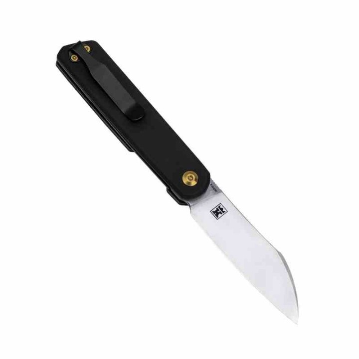 Couteau Kizer Cutlery Klipper Black Lame Acier CPM-3V Manche Aluminium IKBS Linerlock Clip KIV3580C1 - Livraison Gratuite