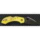 Couteau Spyderco Dragonfly 2 Yellow Acier H-1 Plain Edge Made In Japan SC28PYL2 - Livraison Gratuite