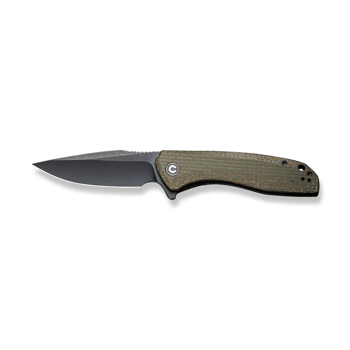 Couteau CIVIVI Baklash Green Lame Acier 9Cr18MoV Manche Micarta Linerlock IKBS Clip CIVC801K - Livraison Gratuite