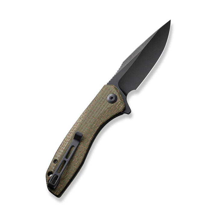 Couteau CIVIVI Baklash Green Lame Acier 9Cr18MoV Manche Micarta Linerlock IKBS Clip CIVC801K - Livraison Gratuite