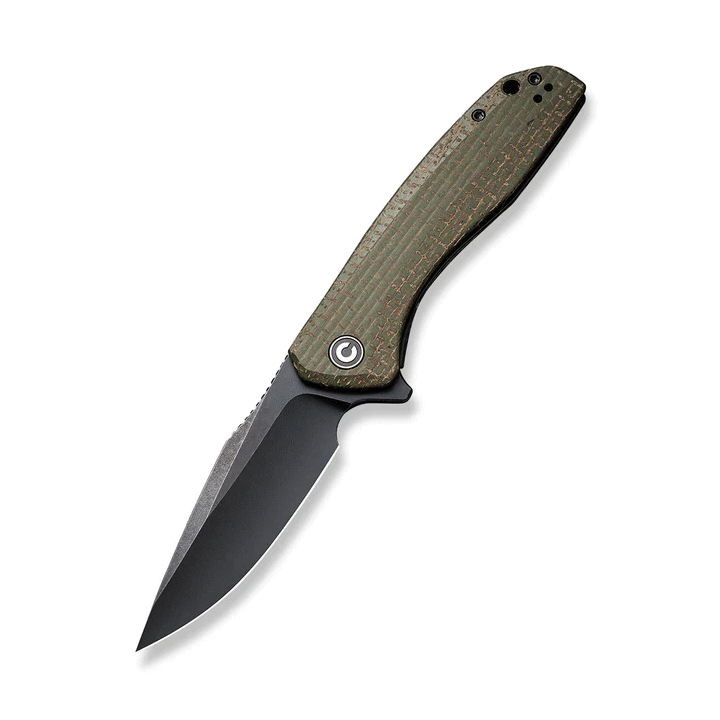 Couteau CIVIVI Baklash Green Lame Acier 9Cr18MoV Manche Micarta Linerlock IKBS Clip CIVC801K - Livraison Gratuite