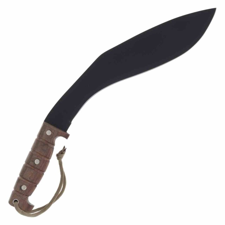 Couteau Kukkri ESEE Expat Jaraca Kukri Lame Acier 1075 Manche Noyer Etui Cordura Made Salvador ESKUKRI - Livraison Gratuite 