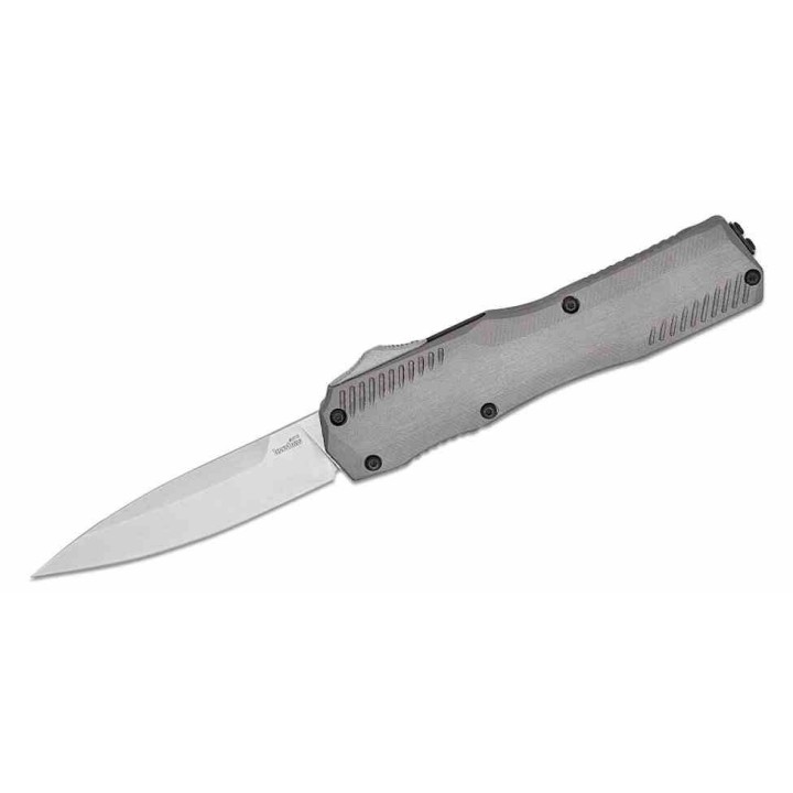 Couteau Kershaw Livewire OTF AUTO Gray Lame Acier CPM-MagnaCut Manche Aluminum Clip USA KS9000GRY - Livraison Gratuite