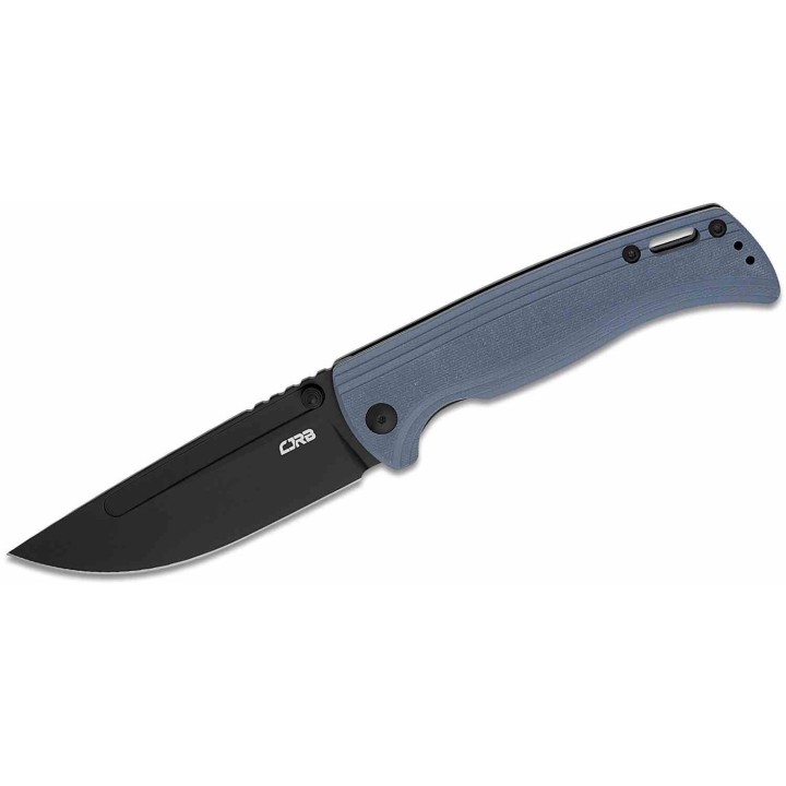 Couteau CJRB Resource Gray G10 Handles AR-RPM9 Black Blade IKBS Liner Lock Clip J1932BGY - Livraison Gratuite