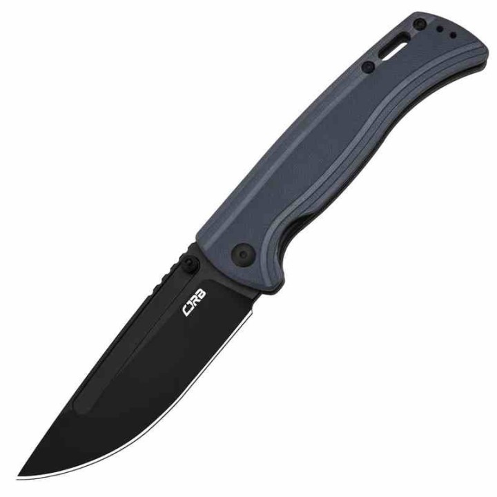Couteau CJRB Resource Gray G10 Handles AR-RPM9 Black Blade IKBS Liner Lock Clip J1932BGY - Livraison Gratuite