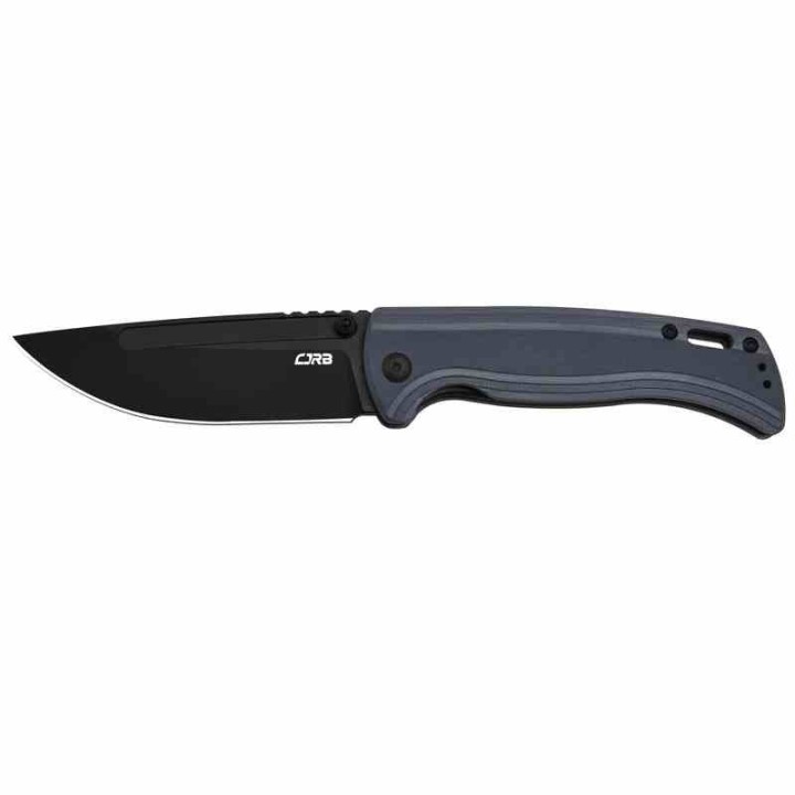 Couteau CJRB Resource Gray G10 Handles AR-RPM9 Black Blade IKBS Liner Lock Clip J1932BGY - Livraison Gratuite