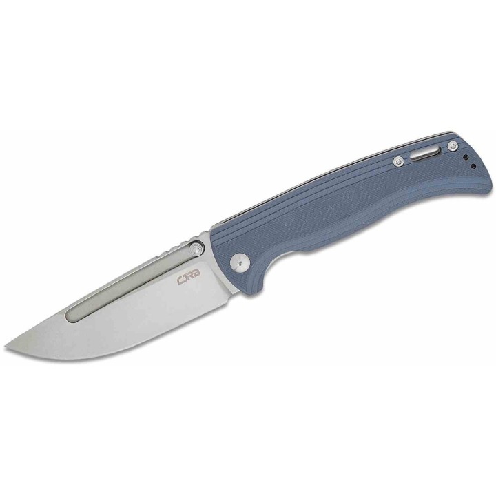 Couteau CJRB Resource Gray G10 Handles AR-RPM9 Black Blade IKBS Liner Lock Clip J1932GY - Livraison Gratuite