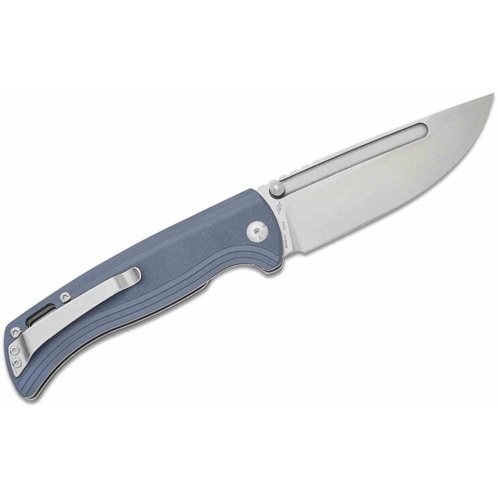 Couteau CJRB Resource Gray G10 Handles AR-RPM9 Black Blade IKBS Liner Lock Clip J1932GY - Livraison Gratuite