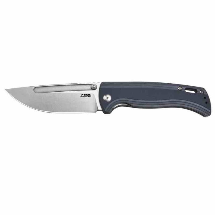 Couteau CJRB Resource Gray G10 Handles AR-RPM9 Black Blade IKBS Liner Lock Clip J1932GY - Livraison Gratuite