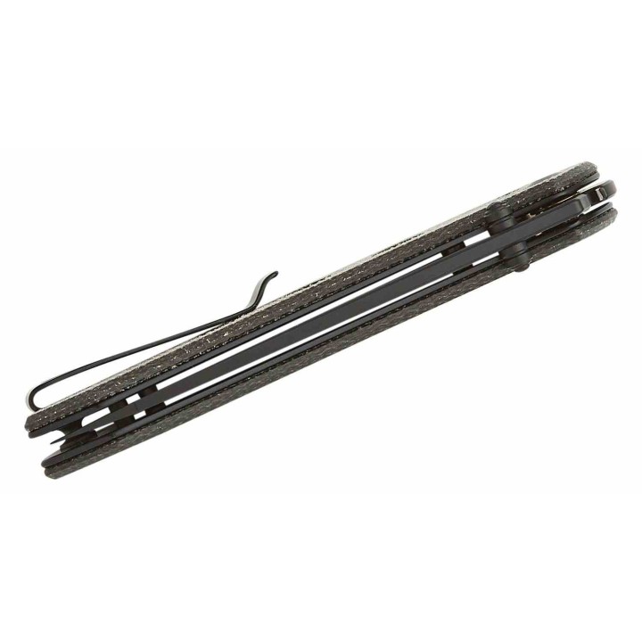 Couteau CIVIVI Vision FG Green Lame Nitro-V Black Reverse Tanto Manche Micarta IKBS Clip CIVC220363 - Livraison Gratuite