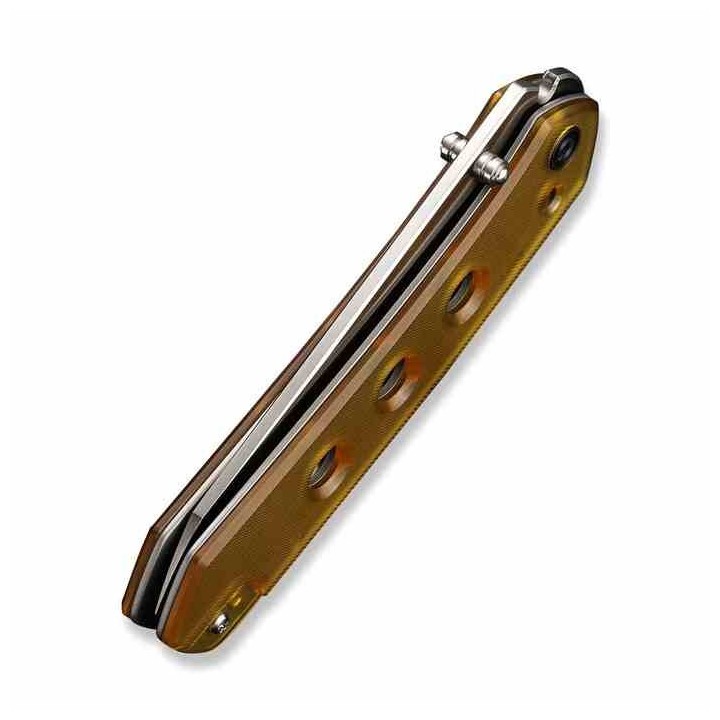 Couteau CIVIVI Vision FG Ultem Lame Nitro-V Satin Reverse Tanto Manche Polished Ultem IKBS Clip CIVC220365 - Livraison Gratuite