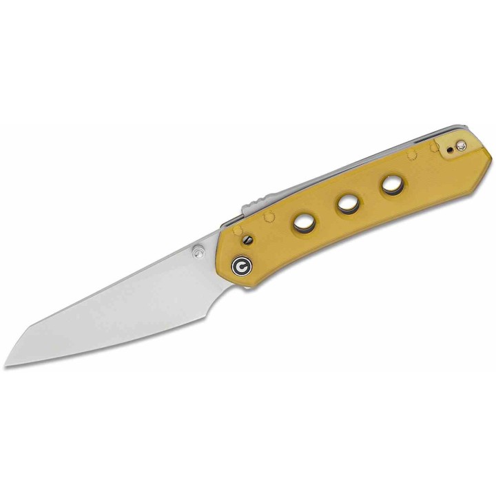 Couteau CIVIVI Vision FG Ultem Lame Nitro-V Satin Reverse Tanto Manche Polished Ultem IKBS Clip CIVC220365 - Livraison Gratuite