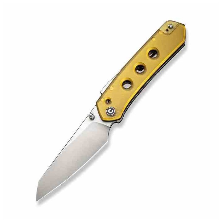 Couteau CIVIVI Vision FG Ultem Lame Nitro-V Satin Reverse Tanto Manche Polished Ultem IKBS Clip CIVC220365 - Livraison Gratuite