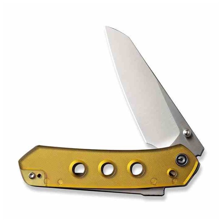 Couteau CIVIVI Vision FG Ultem Lame Nitro-V Satin Reverse Tanto Manche Polished Ultem IKBS Clip CIVC220365 - Livraison Gratuite