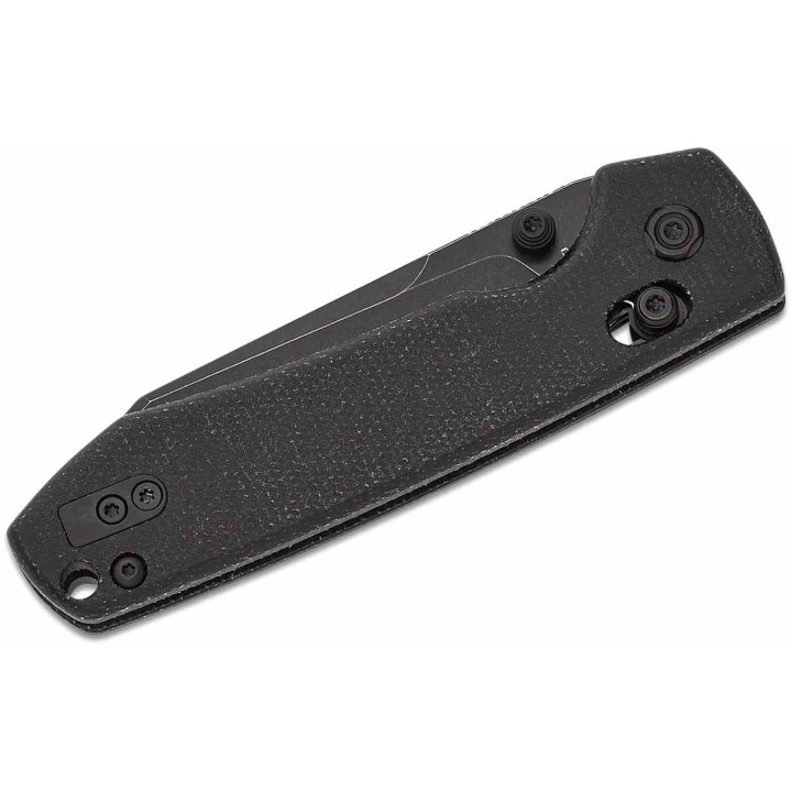 Couteau Vosteed Raccoon Black Lame Acier Sandvik 14C28N Blackwash Manche Micarta IKBS Clip VOSRCVPMCK - Livraison Gratuite