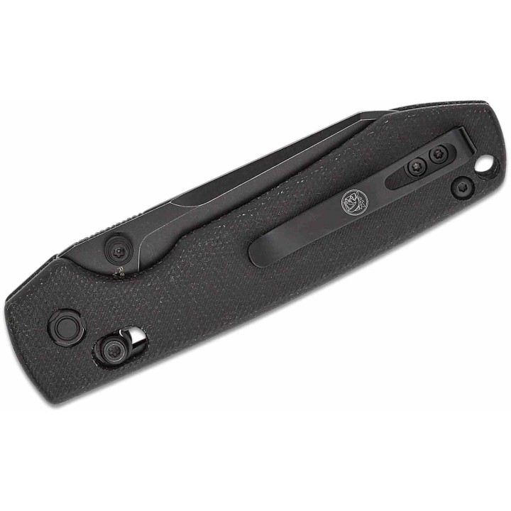 Couteau Vosteed Raccoon Black Lame Acier Sandvik 14C28N Blackwash Manche Micarta IKBS Clip VOSRCVPMCK - Livraison Gratuite