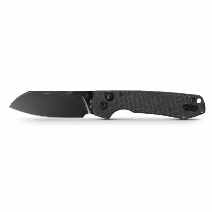 Couteau Vosteed Raccoon Black Lame Acier Sandvik 14C28N Blackwash Manche Micarta IKBS Clip VOSRCVPMCK - Livraison Gratuite