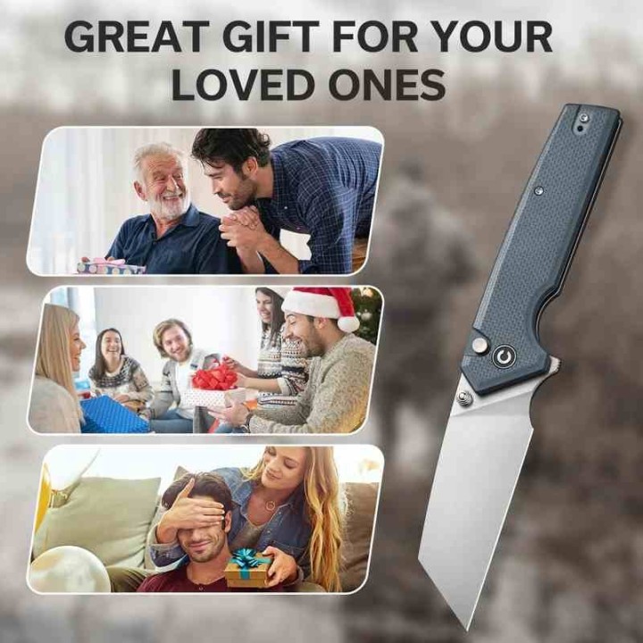 Couteau CIVIVI Amirite Blue Lame Acier Nitro-V Satin Reverse Tanto Manche G10 IKBS Clip CIVC230281 - Livraison Gratuite