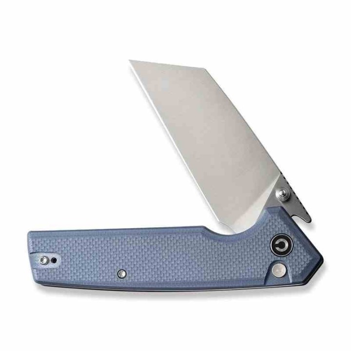 Couteau CIVIVI Amirite Blue Lame Acier Nitro-V Satin Reverse Tanto Manche G10 IKBS Clip CIVC230281 - Livraison Gratuite