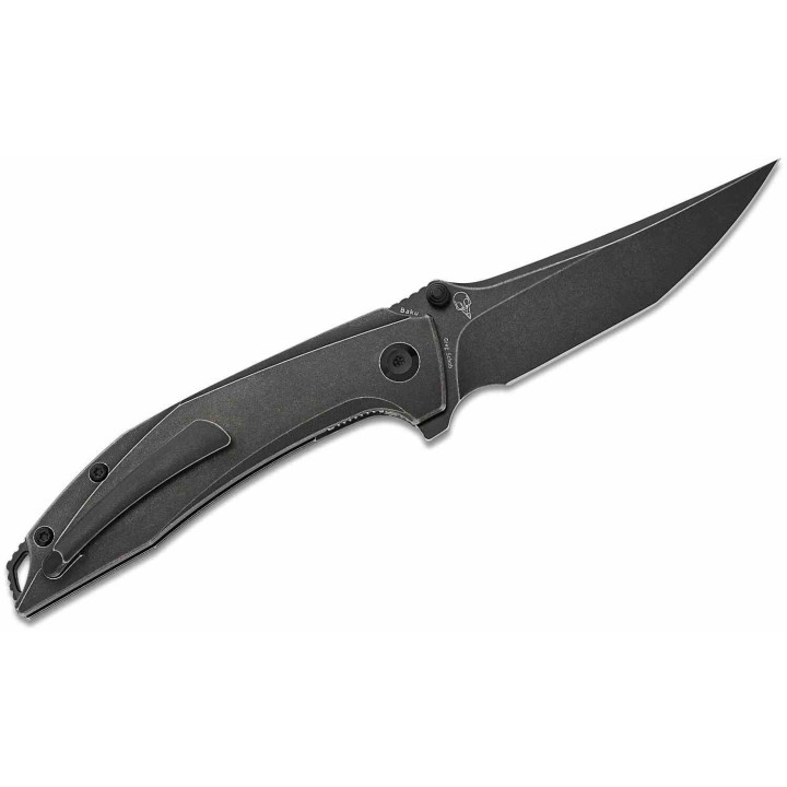Couteau Kansept Baku Blk/White Titane/Fibre Carbone Lame Acier CPM-S35VN Blackwash IKBS Clip K1056A6 - Livraison Gratuite