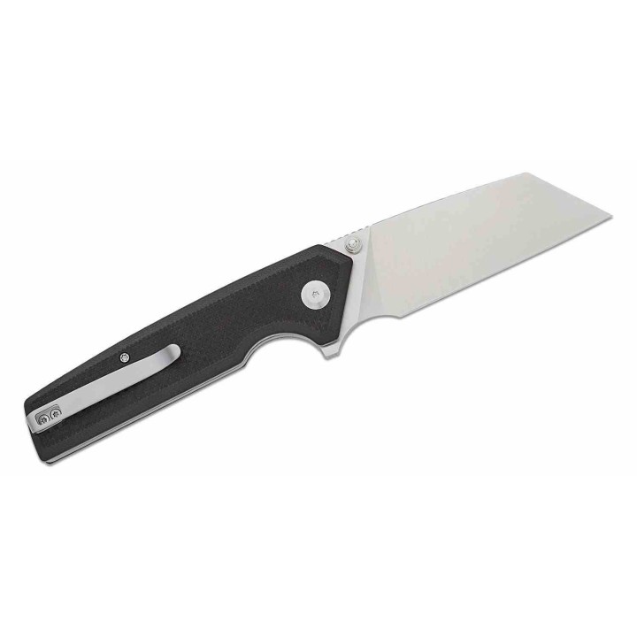 Couteau CIVIVI Amirite Black Lame Acier Nitro-V Satin Reverse Tanto Manche G10 IKBS Clip CIVC230282 - Livraison Gratuite