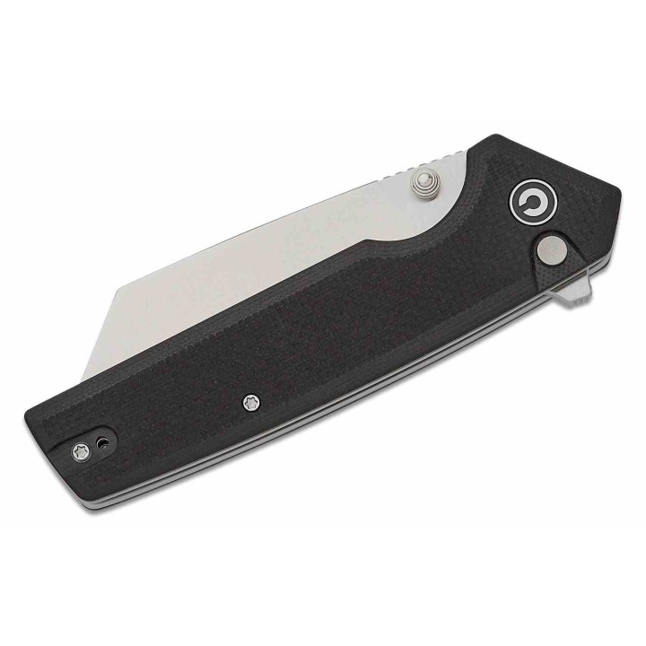 Couteau CIVIVI Amirite Black Lame Acier Nitro-V Satin Reverse Tanto Manche G10 IKBS Clip CIVC230282 - Livraison Gratuite