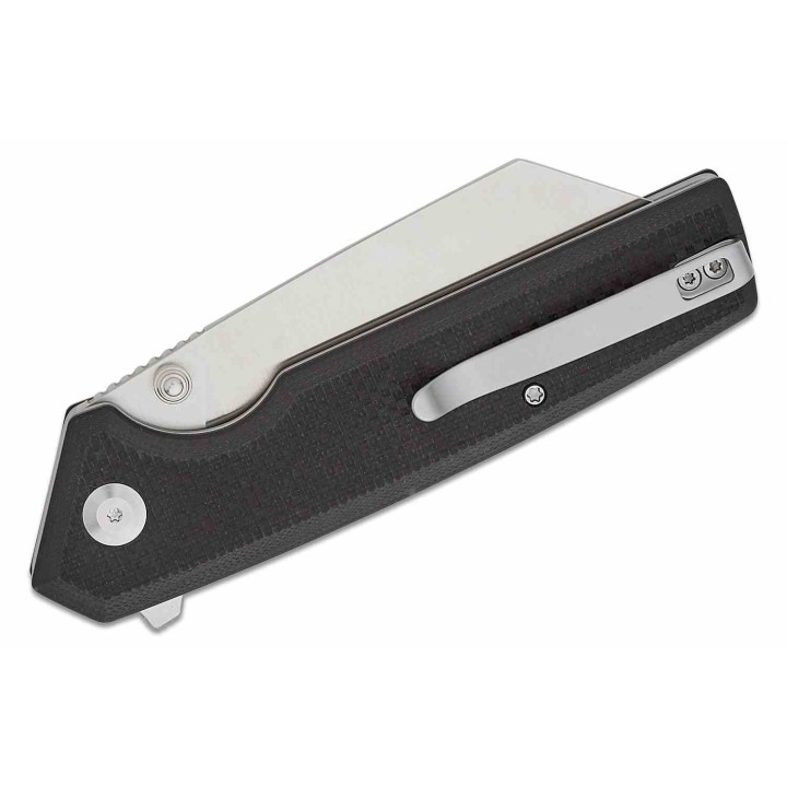 Couteau CIVIVI Amirite Black Lame Acier Nitro-V Satin Reverse Tanto Manche G10 IKBS Clip CIVC230282 - Livraison Gratuite