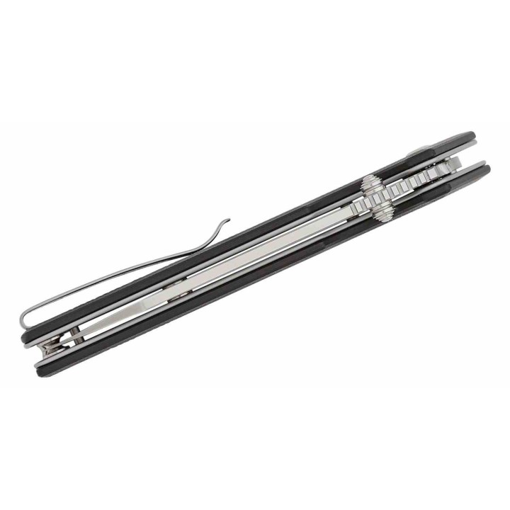Couteau CIVIVI Amirite Black Lame Acier Nitro-V Satin Reverse Tanto Manche G10 IKBS Clip CIVC230282 - Livraison Gratuite