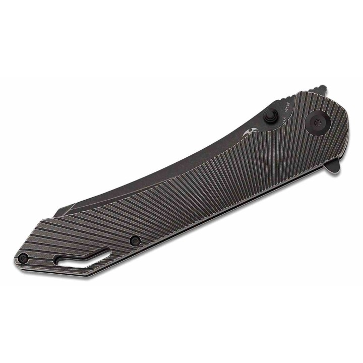 Couteau Kansept Colibri Tech Black Manche Titane Lame Acier CPM-S35VN IKBS Framelock Clip K1060A4 - Livraison Gratuite