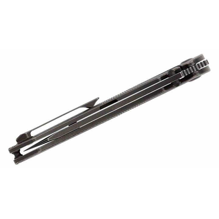 Couteau Kansept Colibri Tech Black Manche Titane Lame Acier CPM-S35VN IKBS Framelock Clip K1060A4 - Livraison Gratuite