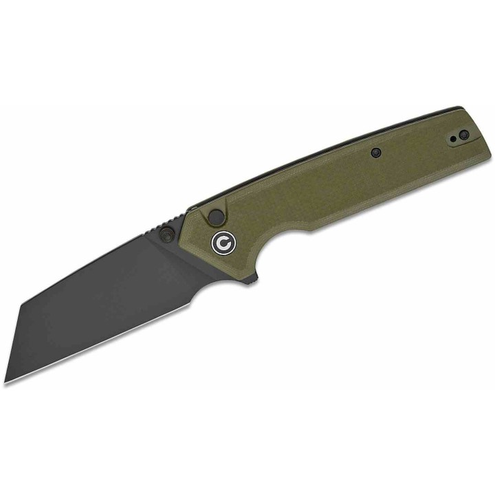 Couteau CIVIVI Amirite OD Green Lame Acier Nitro-V black Reverse Tanto Manche G10 IKBS Clip CIVC230283 - Livraison Gratuite