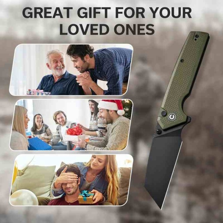 Couteau CIVIVI Amirite OD Green Lame Acier Nitro-V black Reverse Tanto Manche G10 IKBS Clip CIVC230283 - Livraison Gratuite