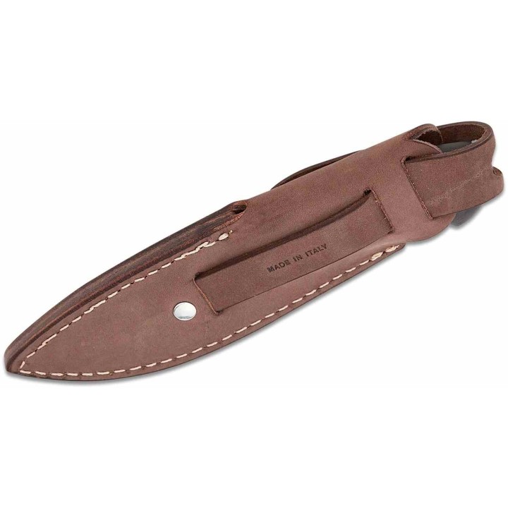 Couteau LionSteel Willy Carbon Fiber Lame Acier M390 Manche Fibre Carbone Etui Cuir Italy LSTWL1CF - Livraison Gratuite