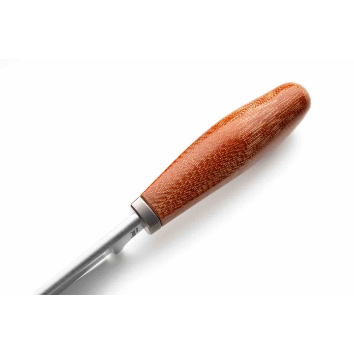 Couteau LionSteel Willy Natural Canvas Micarta Lame Acier M390 Manche Micarta Etui Cuir Italy LSTWL1CVN - Livraison Gratuite