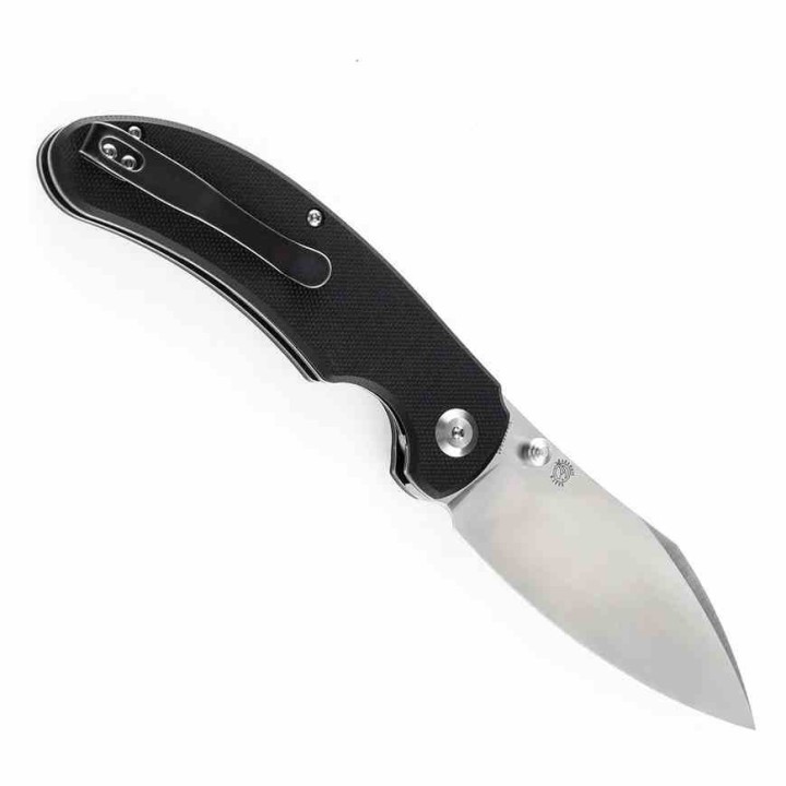 Couteau Kansept Nesstreet Black Lame Acier 154CM Satin Sheepsfoot Manche G10 IKBS Linerlock Clip KT1039A1 - Livraison Gratuite