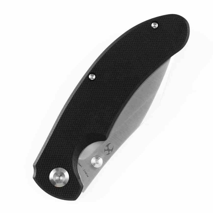 Couteau Kansept Nesstreet Black Lame Acier 154CM Satin Sheepsfoot Manche G10 IKBS Linerlock Clip KT1039A1 - Livraison Gratuite