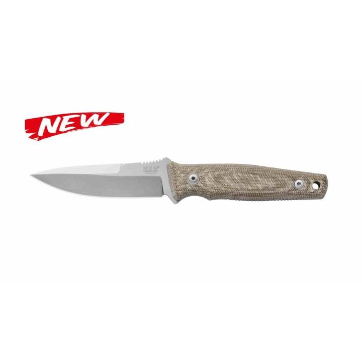 Couteau MKM TPF Defense Green Manche Micarta Lame Acier CPM-MagnaCut Etui Cuir Made Italy MKMTPFDGC - Livraison Gratuite