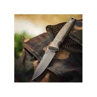 Couteau MKM TPF Defense Green Manche Micarta Lame Acier CPM-MagnaCut Etui Cuir Made Italy MKMTPFDGC - Livraison Gratuite