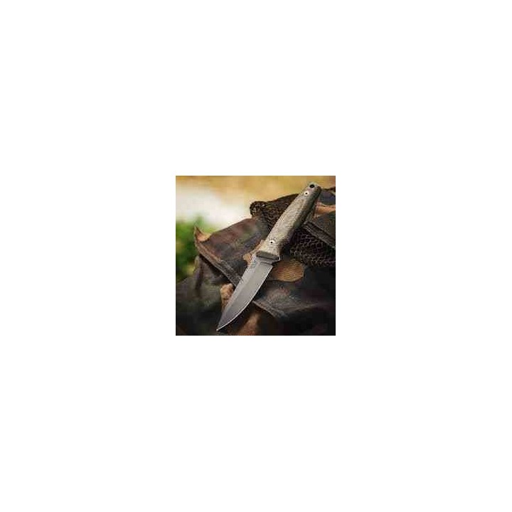 Couteau MKM TPF Defense Green Manche Micarta Lame Acier CPM-MagnaCut Etui Cuir Made Italy MKMTPFDGC - Livraison Gratuite