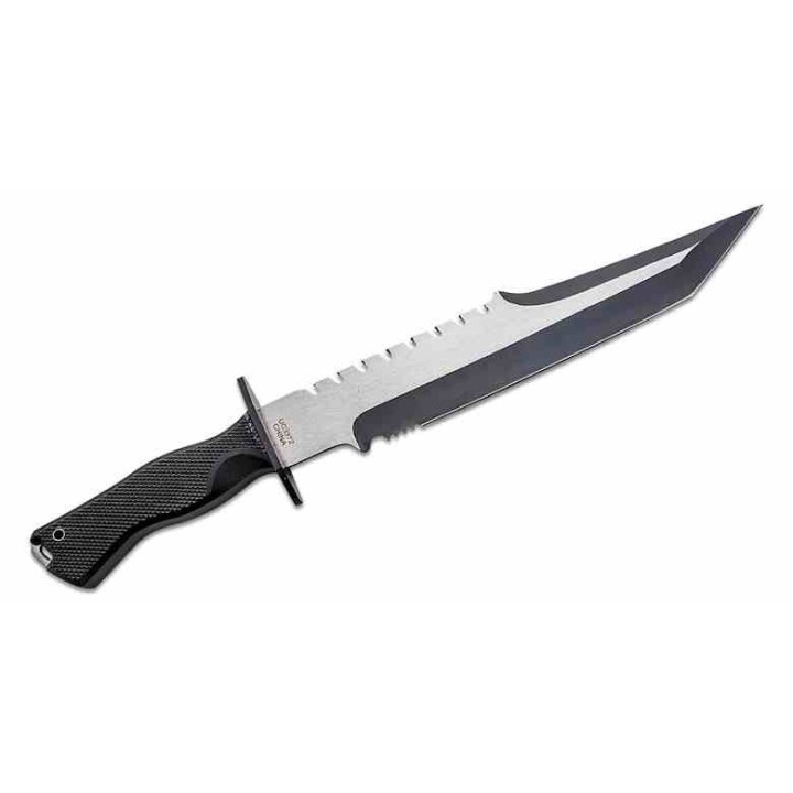 Couteau United Cutlery USMC Operation Mako Lame Tanto Acier Inox Manche TPU Etui Nylon UC3372 - Livraison Gratuite