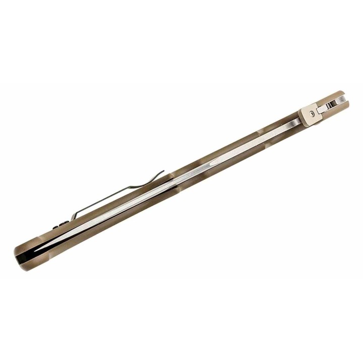 Couteau Cold Steel Espada XL Lame Acier AUS-10 Stonewash Manche FDE G-10 Lockback CS62MGCDESW - Livraison Gratuite