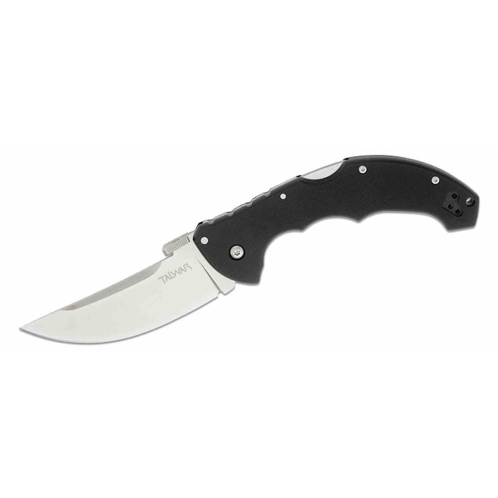 Couteau Cold Steel Talwar Tri-Ad Lock Lame Acier S35VN Trailing Point Manche G10 Clip CS21TTL - Livraison Gratuite